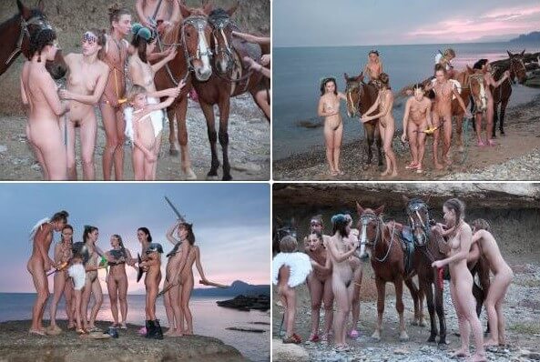 Mystical Horsey Riders Series photos - Being naked helps one feel a sense of freedom