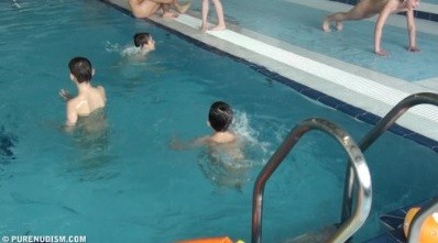 Poolside activities 1 Full HD - Naturism as a protest against puritanical moral norms