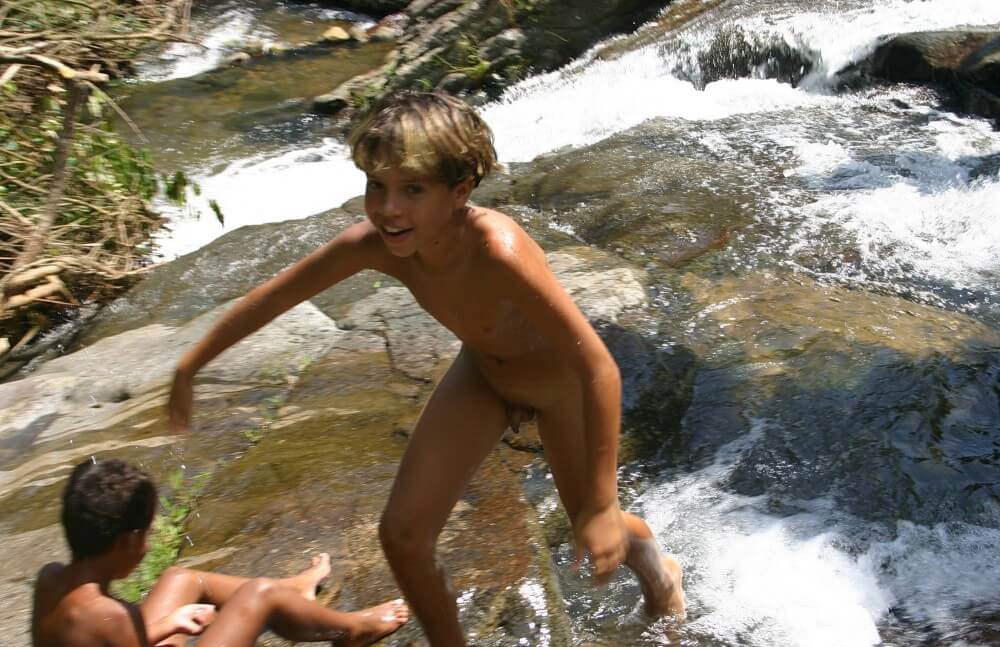 Brazilian Cliff Slide pics - Naturism and nudism as a path to inner freedom, harmony, and acceptance