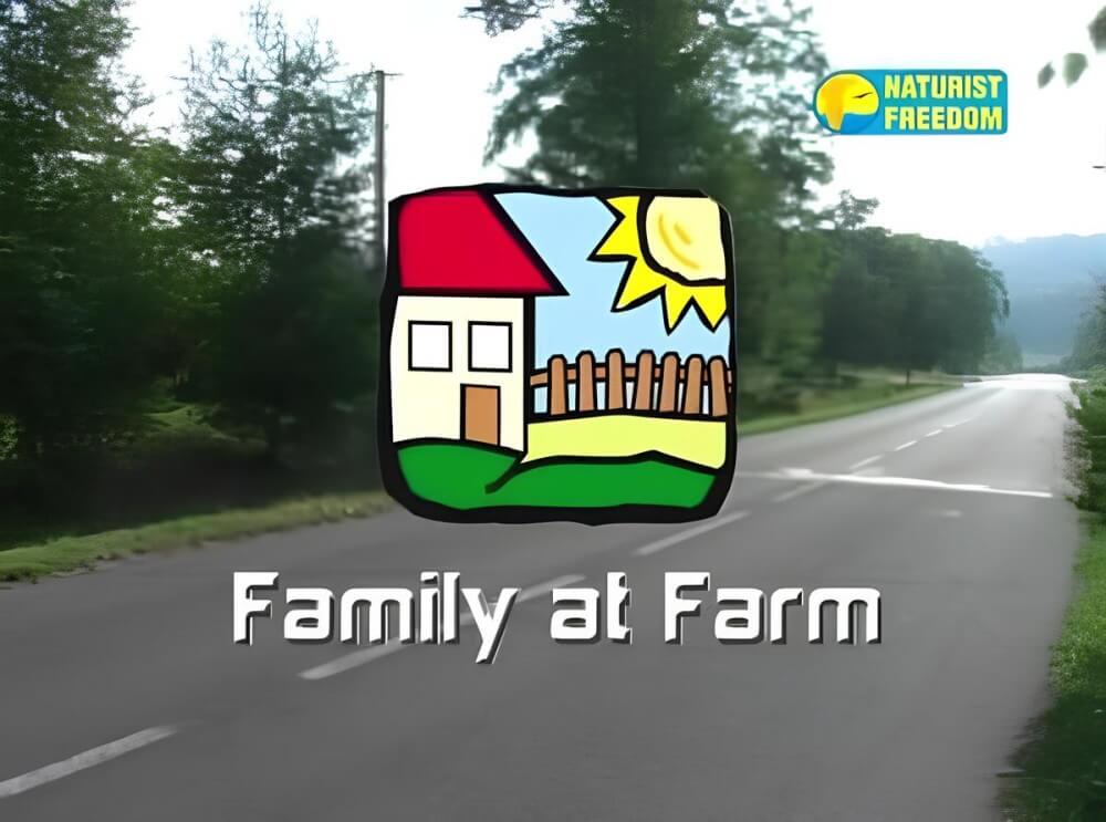 Naturist Freedom: Family at Farm - Naturism is based on love for oneself and nature