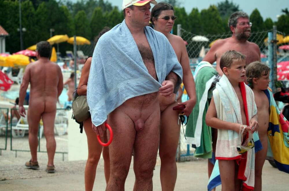 Naturist Pool Resort Exits photos - Family nudism in the 21st century