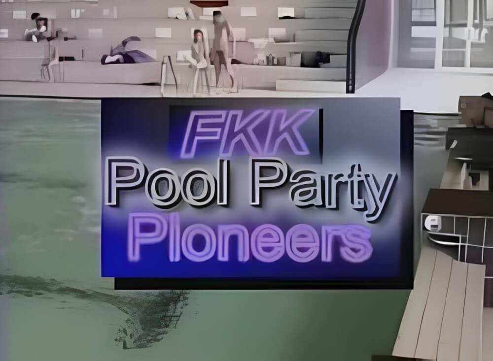 Pool Party Pioneers video - Watching us naked in nature