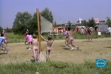 EVFKK - Miss Volleyball - The practice of nudism promotes freedom from fears and insecurities