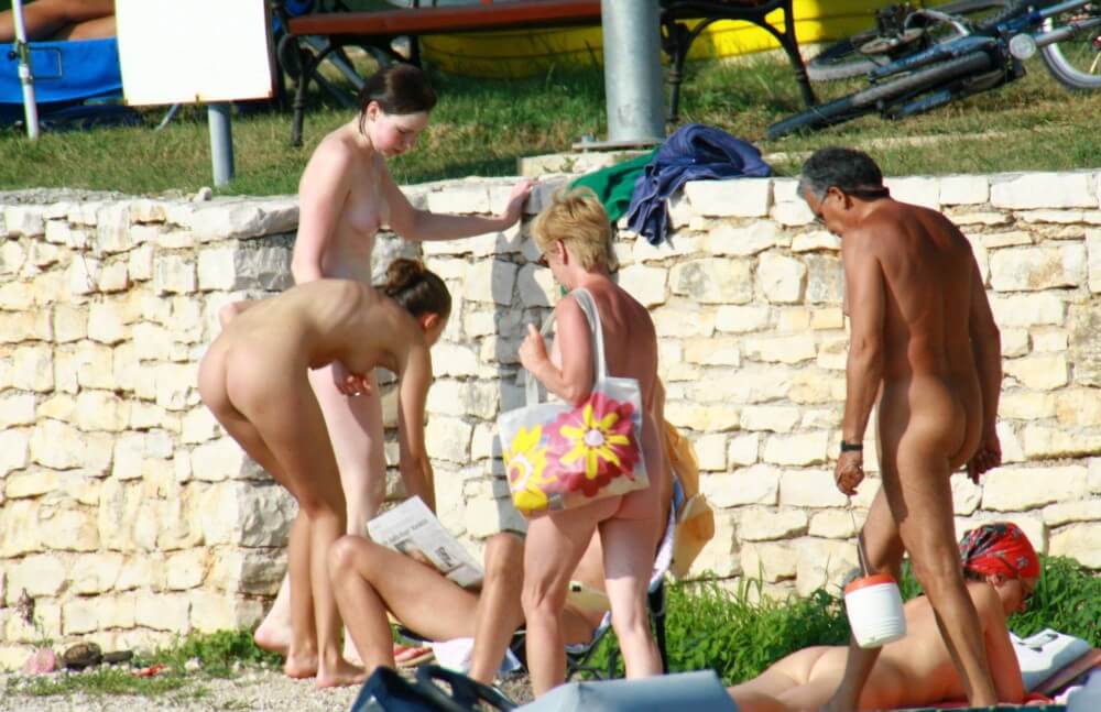 Nude Duet Girls Rail Climb Photo Set - Naturism and nudism value honesty and sincerity in relationships