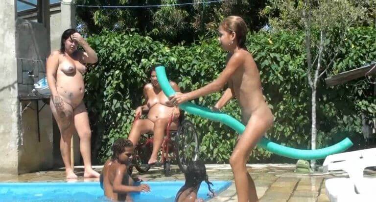 Oceanic Backyard Noon # 1 Full HD - At the heart of nudism lies the idea of equality and respect for oneself and others