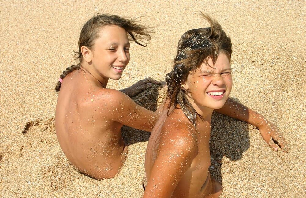 Ocean Beach Relaxing Photo Set - Naturists believe in themselves and their potential