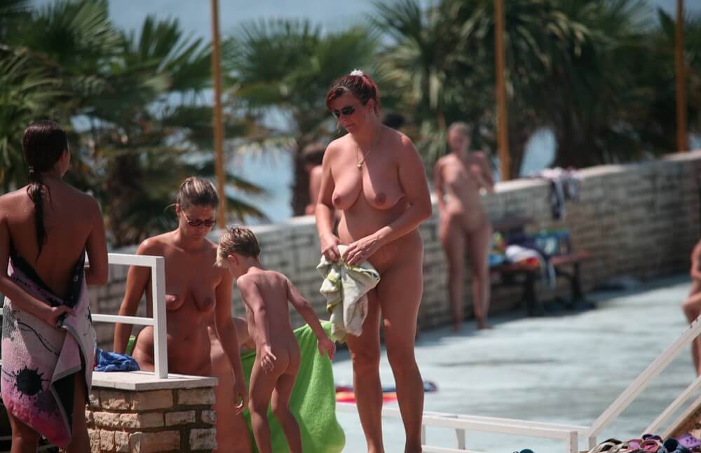 Boardwalk Biking pics - Naturism encourages sincerity and honesty regarding the body