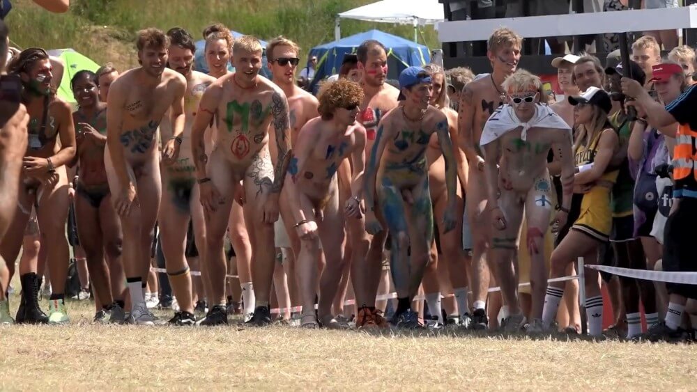 Roskilde Festival Full HD video - Nudism is normal and fun