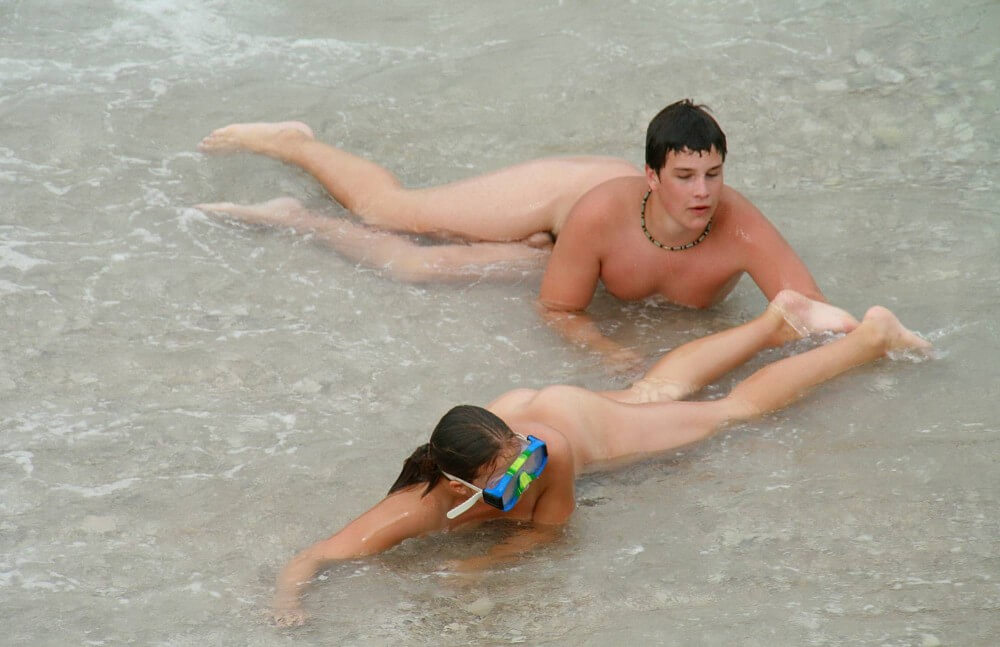 Wading In The Shallows pics - Nudism is rooted in human nature