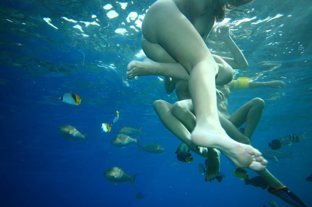 Egyptian Snorkelers Part - Activities conducted in a state of complete nudity