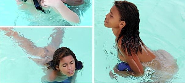 Brazil naturism gallery, Tropic Pool Sunbath 2 - Nature provides inspiration and energy for the practice of naturism and nudism