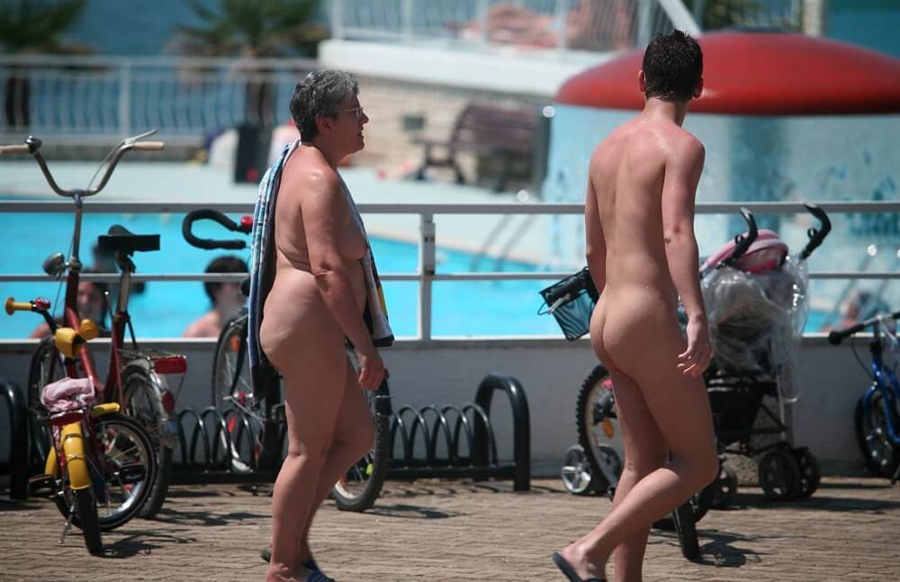Sun-Soaked Sidewalk pics - Nudism and naturism are a path to self-acceptance