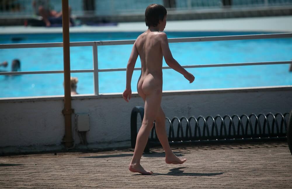 Grassy Patio Nature Hike - Nudism and naturism promote respect for natural beauty and diversity