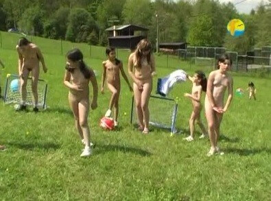 Naturist Freedom: Slide in the Summer - Nudism and naturism promote inner happiness and harmony