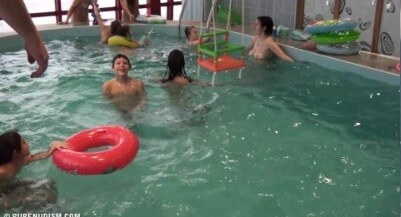 Indoor Swim Exercise 2 Full HD video - Naturism as a lifestyle