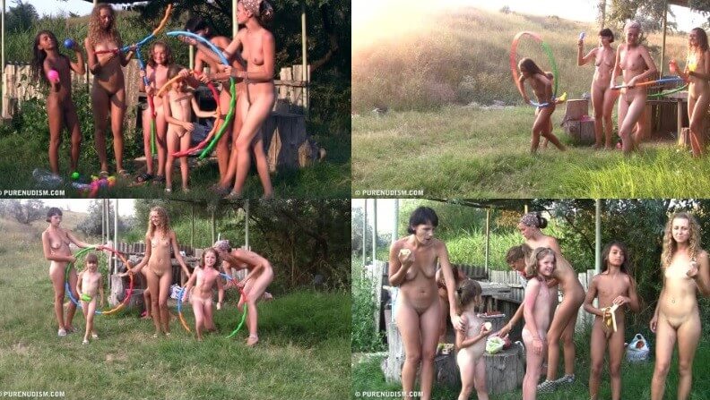 Countryside lounging 2 Full HD video - Nature fills the naked body with energy and inspiration