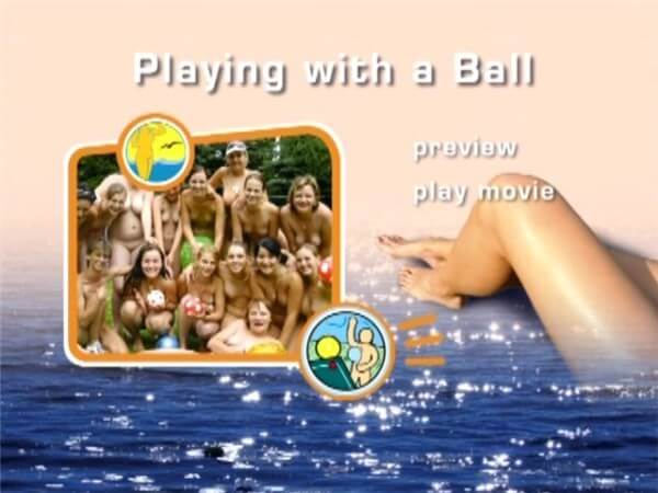 Naturist Freedom: Playing with a ball - A slight inclination toward nudism