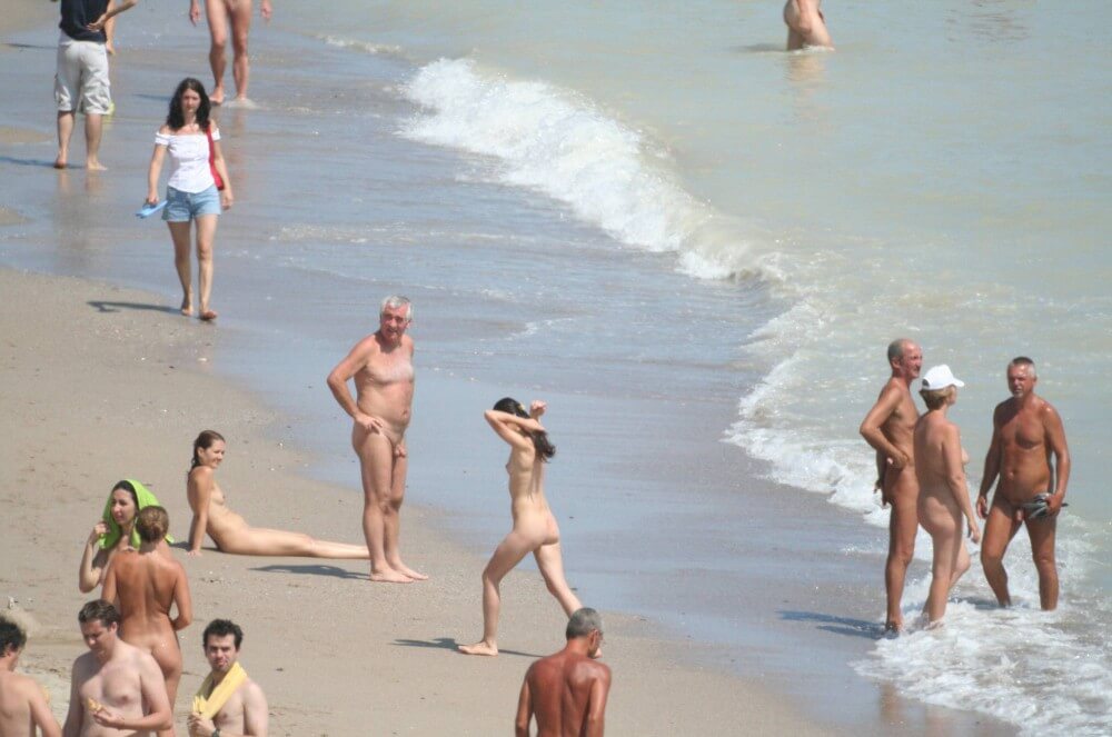 Costinesti Beach Groups pics - Unrestricted freedom is a core value in nudism and naturism