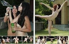 Naturism photo gallery # 47 - Overcoming inhibitions is one of the goals of nudism