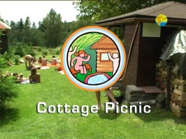 Naturist Freedom: Cottage Picnic DVD - The first step toward home nudism
