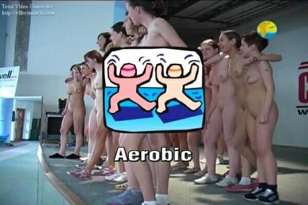 Naturist Freedom: Aerobic - Spectators are permitted to be naked