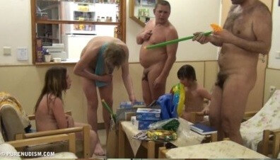 Pool jacuzzi and paints Full HD - People seek in nudism a way to overcome their insecurities