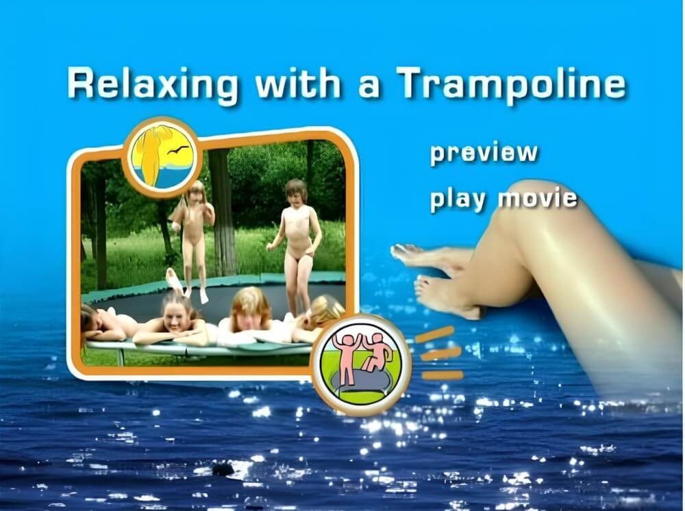 Naturist Freedom: Relaxing with a trampoline DVD - Participation in nudism contributes to personal growth