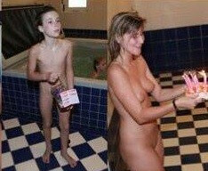Naturists celebrates birthday photos - Nudity helps one appreciate the present moment