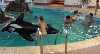 Indoor dolphin ride Full HD - Nudity is a part of life and a part of society