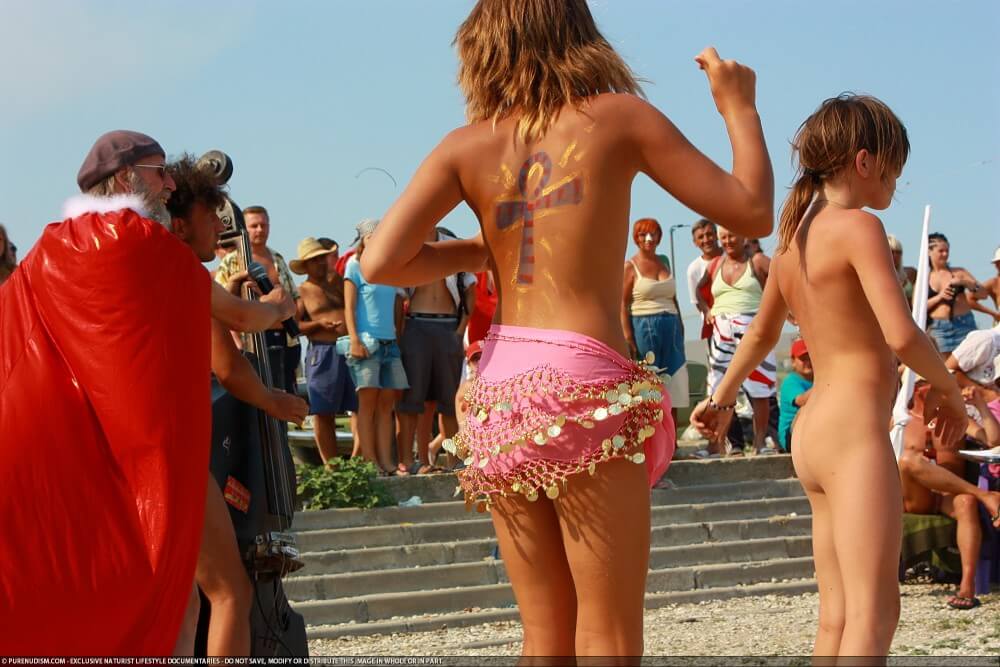 Colorful Carnival Dancing photos - Many consider a free body and nudism to be central to their lives