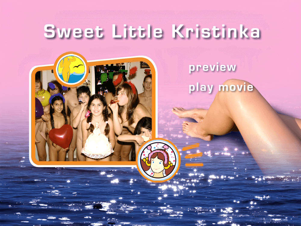 Naturist Freedom: Sweet Little Kristinka  DVD - Naturalness and freedom are the core principles of naturism and nudism